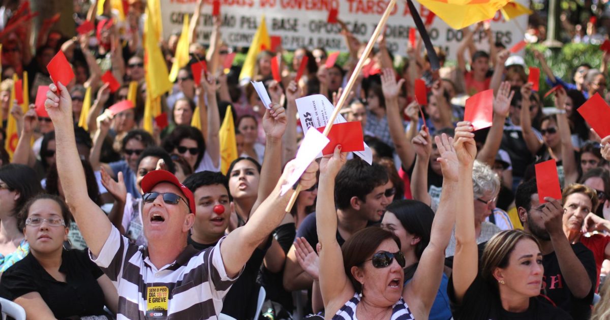 Movimento Estudantil mostra o seu lado na greve do magistério no RS