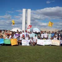 Ato a favor das cotas em Brasília