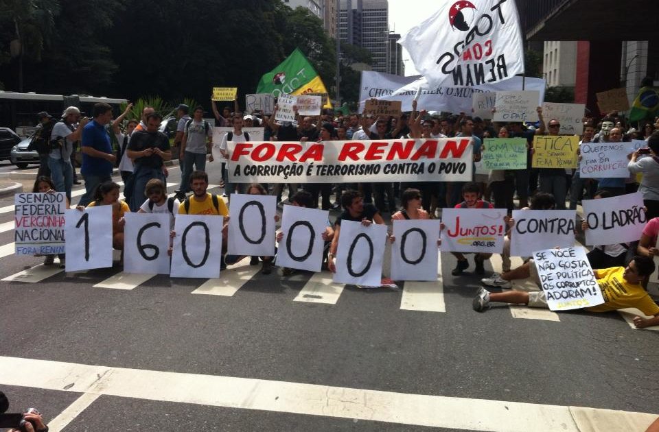 Fora Renan: Mais de 1 milhão contra o maior ladrão!