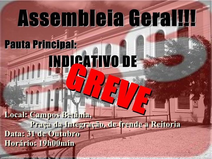 Já basta: Universidades estaduais do Ceará vão à luta