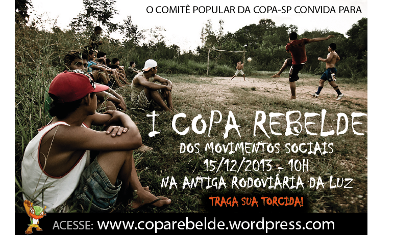 Juntos! participa da I Copa Rebelde dos Movimentos Sociais