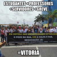 VITÓRIA: Greve geral avança a lutas das universidades estaduais do Ceará