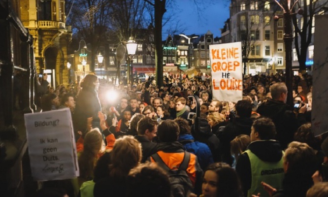HOLANDA: Estudantes inflamam movimento contra a gestão neoliberal das universidades
