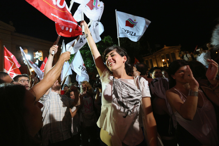 ﻿﻿Grécia: brilhante sucesso da Plataforma da Esquerda de Syriza na reunião do Comitê Central