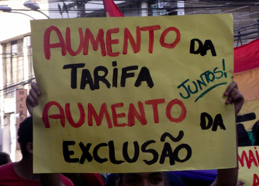 Contra o aumento em São José do Rio Preto