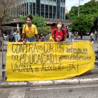 25 de fevereiro: a luta contra os cortes e pela vacina tomou o Brasil