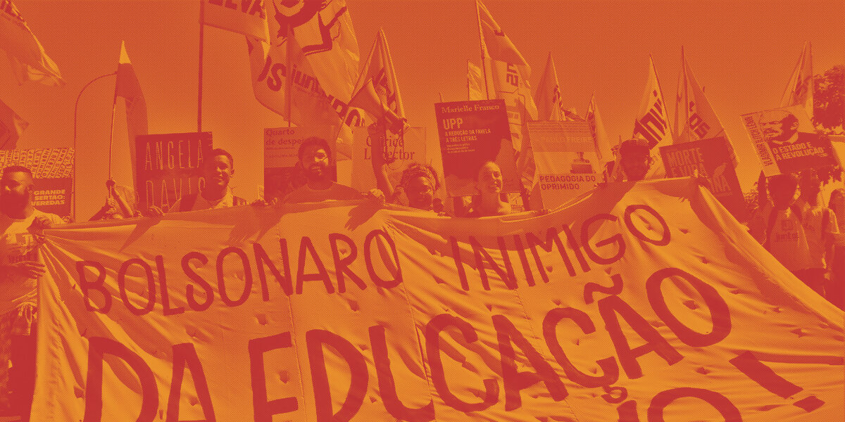 Estudantes contra Bolsonaro