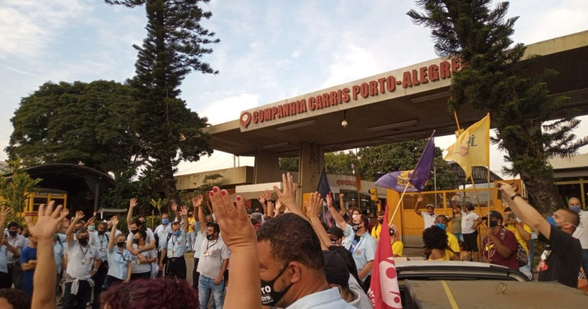 Contra a privatização da Carris, estamos Juntos na greve dos rodoviários de Porto Alegre!