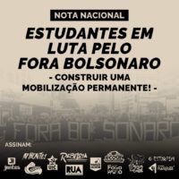 Estudantes em luta pelo Fora Bolsonaro – construir uma mobilização permanente!