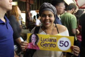 Luciana Genro em Brasília 081